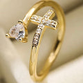 Bague style chrétienne