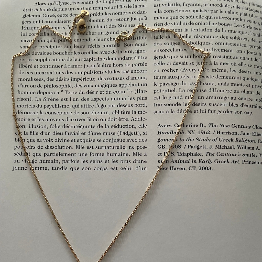 Chaîne en Or avec Croix des Dieux –  Or