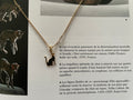 ✨ Collier Chat Égyptien – Artisanal en Or