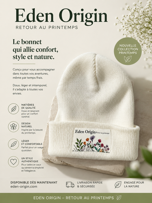Bonnet “Retour au Printemps”