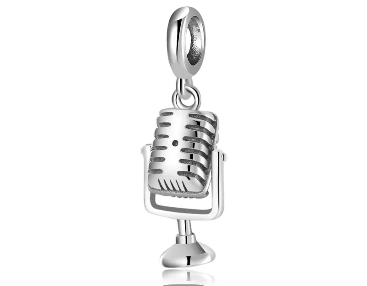 Collier Microphone – Argent 925 | 45 cm